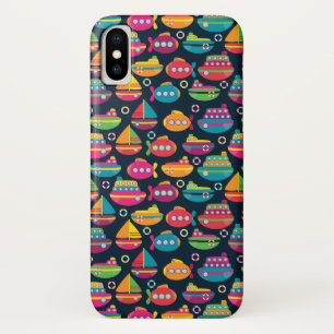 Capa Para iPhone X Teste padrão do transporte do oceano