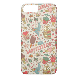 Capa Para iPhone Da Case-Mate Teste padrão do verão com sorvete