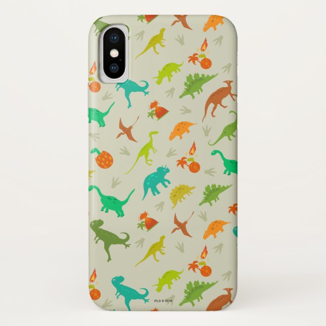 Capa Para iPhone, Case-Mate Teste padrão dos dinossauros (Verso)