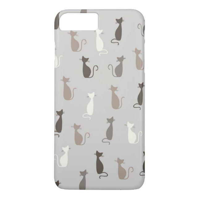 Capa Para iPhone, Case-Mate Teste padrão dos gatos (Verso)