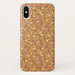 Capa Para iPhone Da Case-Mate Teste padrão esboçado do cavalo marinho e da