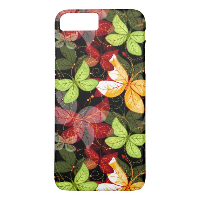 Capa Para iPhone, Case-Mate Teste padrão escuro do outono (Verso)
