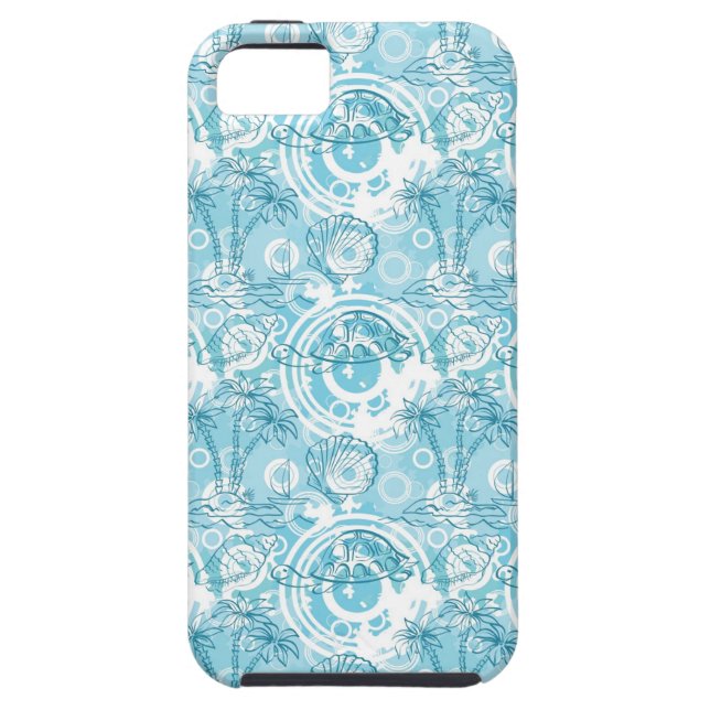 Capa Para iPhone, Case-Mate teste padrão exótico do oceano (Traseira)
