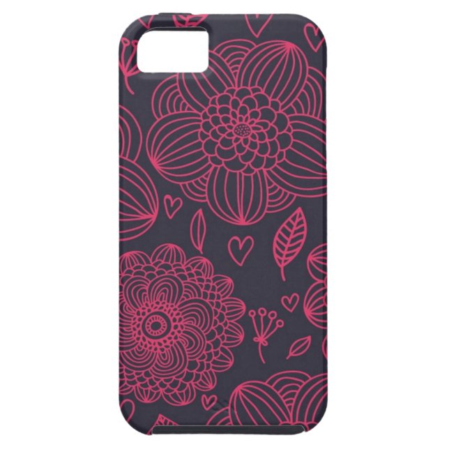 Capa Para iPhone, Case-Mate Teste padrão floral (Traseira)