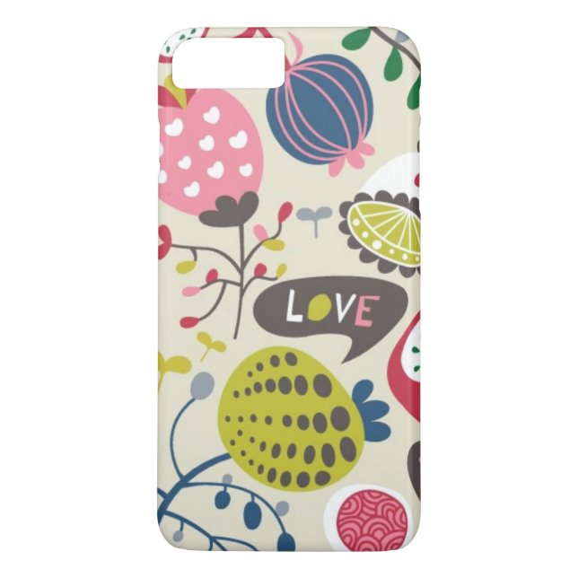 Capa Para iPhone, Case-Mate Teste padrão floral 12 (Verso)