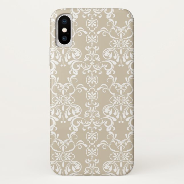 Capa Para iPhone, Case-Mate Teste padrão floral 2 (Verso)