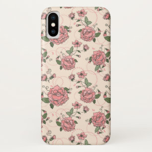 Capa Para iPhone X Teste padrão floral 5