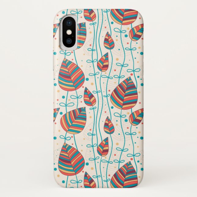 Capa Para iPhone, Case-Mate Teste padrão floral 5 2 (Verso)