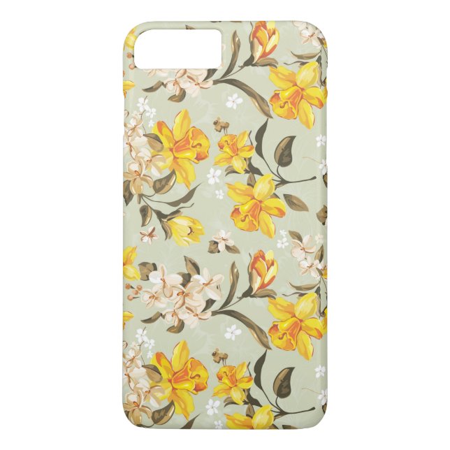 Capa Para iPhone, Case-Mate Teste padrão floral brilhante bonito à moda (Verso)