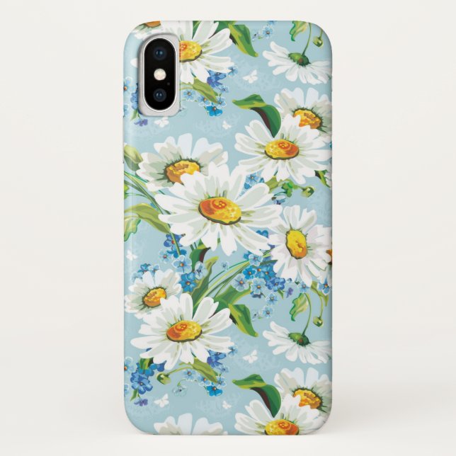 Capa Para iPhone, Case-Mate Teste padrão floral brilhante bonito à moda 2 (Verso)