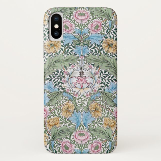 Capa Para iPhone, Case-Mate Teste padrão floral de William Morris Myrtle (Verso)