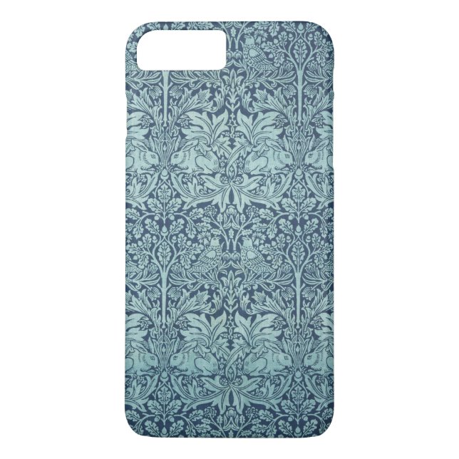 Capa Para iPhone, Case-Mate Teste padrão floral dos pássaros do coelho do (Verso)