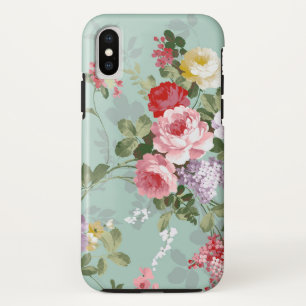 Capa Para iPhone Da Case-Mate Teste padrão floral dos rosas rosas vermelha