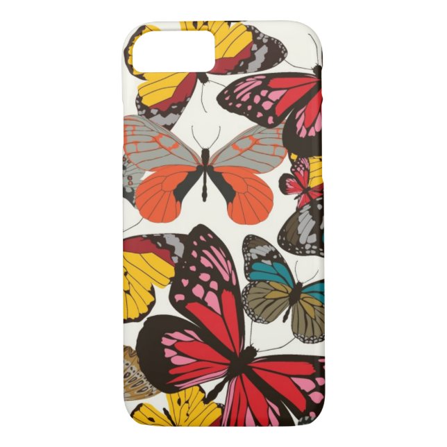 Capa Para iPhone, Case-Mate Teste padrão floral retro (Verso)