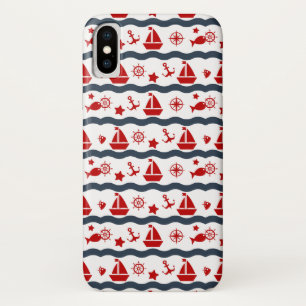 Capa Para iPhone Da Case-Mate Teste padrão marítimo bonito