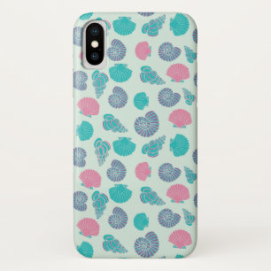 Capa Para iPhone X Teste padrão Pastel 1 do Seashell