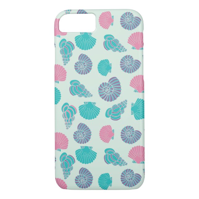 Capa Para iPhone, Case-Mate Teste padrão Pastel 1 do Seashell (Verso)