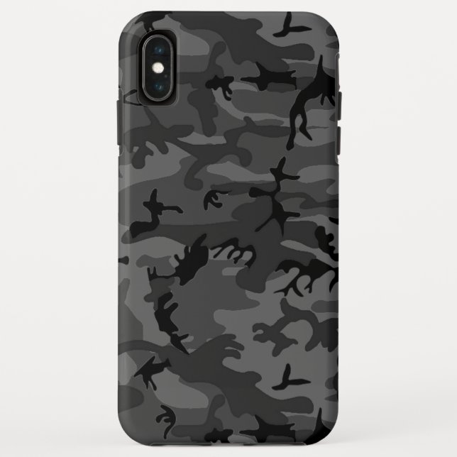 Capa Para iPhone, Case-Mate Teste padrão preto de Camo (Verso)