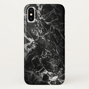Capa Para iPhone Da Case-Mate teste padrão preto e branco do mármore do