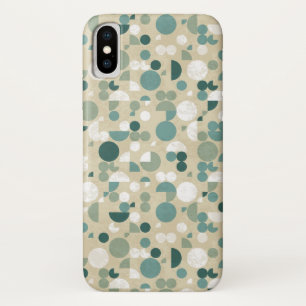Capa Para iPhone X Teste padrão retro abstrato