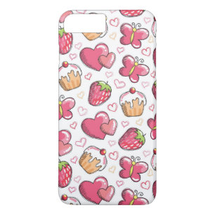 Capa Para iPhone Da Case-Mate teste padrão romântico da comida