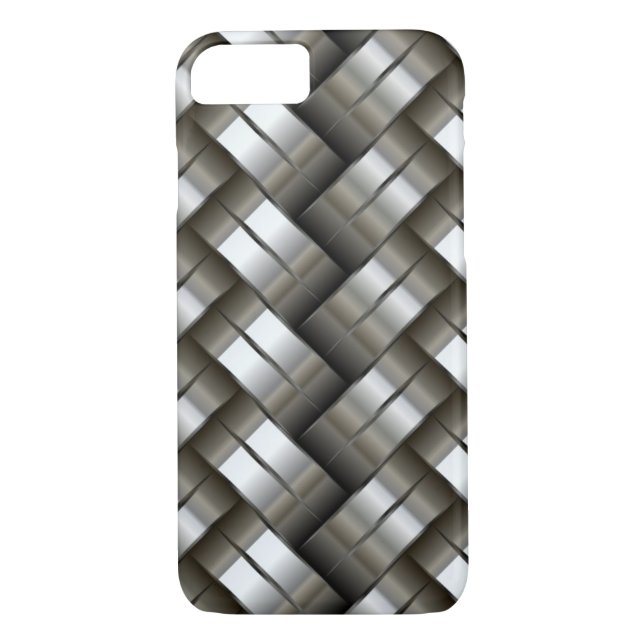 Capa Para iPhone, Case-Mate Teste padrão tecido do metal (Verso)