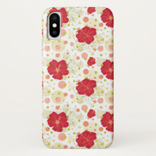Capa Para iPhone Da Case-Mate Teste padrão tirado mão do hibiscus