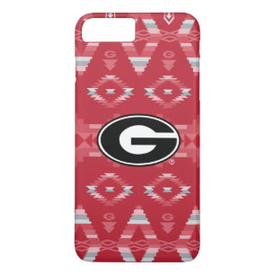Capa iPhone 8 Plus/7 Plus Teste padrão tribal do logotipo   dos buldogues d