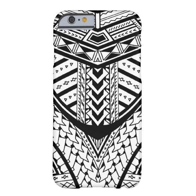 Capa Para iPhone, Case-Mate Teste padrão tribal samoano detalhado do tatuagem (Verso)