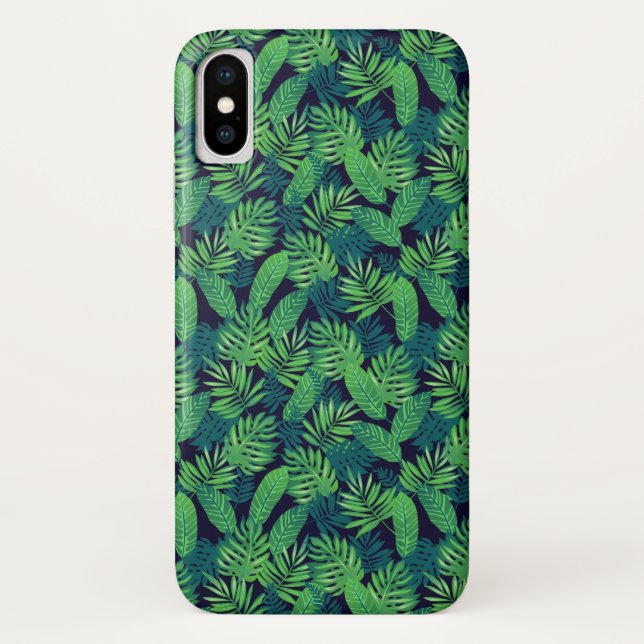 Capa Para iPhone, Case-Mate Teste padrão tropical das folhas (Verso)