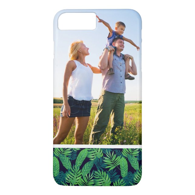Capa Para iPhone, Case-Mate Teste padrão tropical das folhas da foto feita sob (Verso)