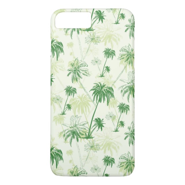 Capa Para iPhone, Case-Mate Teste padrão verde da palmeira (Verso)
