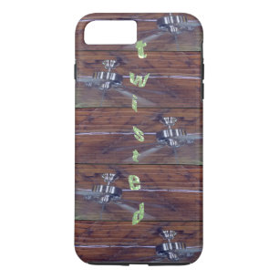 Capa Para iPhone Da Case-Mate Teto de Madeira, Ventiladores de Cromo