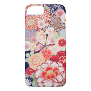 Capa Para iPhone Da Case-Mate Têxtil KIMONO Japonês, Flor