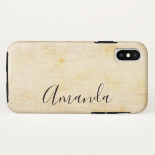 Capa Para iPhone Da Case-Mate Texto de script de fundo desgastado