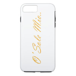 Capa Para iPhone Da Case-Mate Texto Mio de O único, decorativo do inclinação