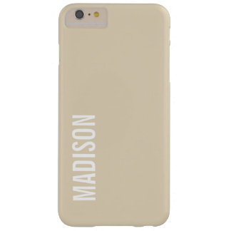 Capa Barely There Para iPhone 6 Plus Texto Personalizado / Tom