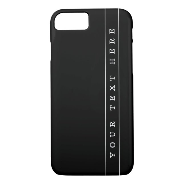 Capa Para iPhone, Case-Mate Texto Simples na moda e faixas finas (Verso)