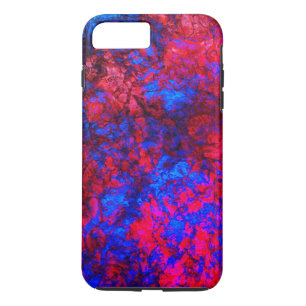 Capa iPhone 8 Plus/7 Plus Textura azul-escura textura suede marble granit
