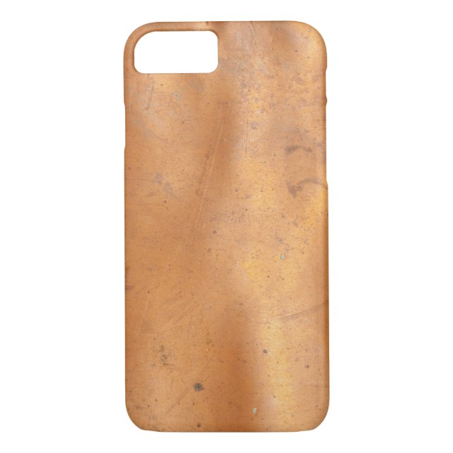 Capa Para iPhone, Case-Mate Textura de cobre do metal (Verso)