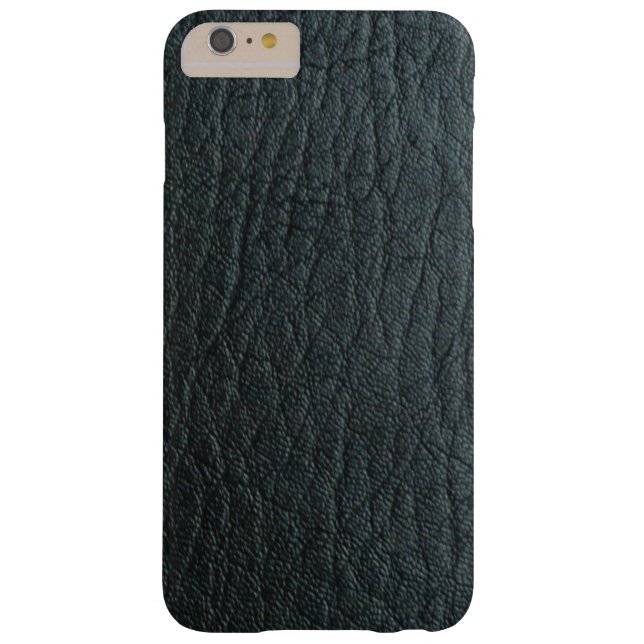Capa Para iPhone, Case-Mate Textura de couro preto escura (Verso)