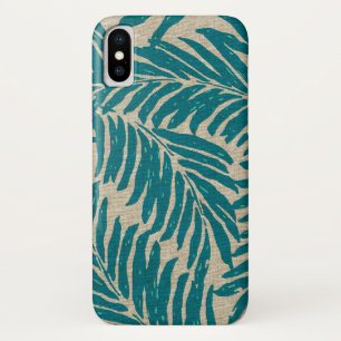 Capa Para iPhone Da Case-Mate Textura de linho havaiana das palmas de Kahanu