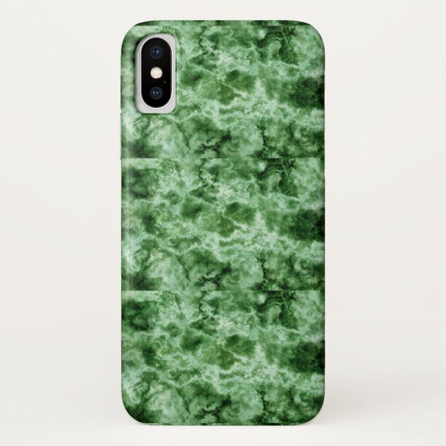 Capa Para iPhone, Case-Mate Textura de mármore verde (Verso)