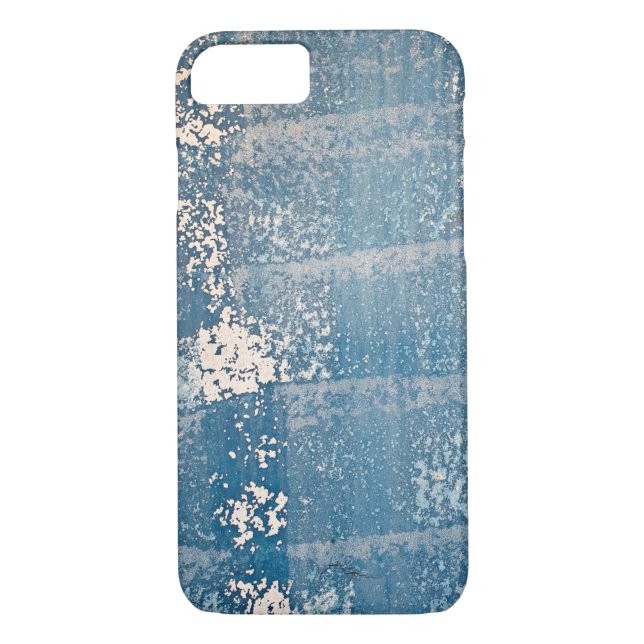 Capa Para iPhone, Case-Mate textura de tinta azul esmaecida (Verso)