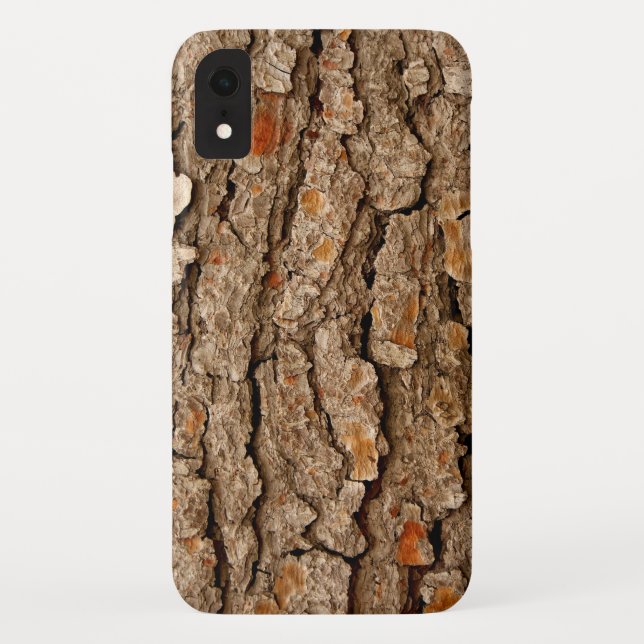 Capa Para iPhone, Case-Mate Textura do Latido da árvore do pinheiro (Verso)