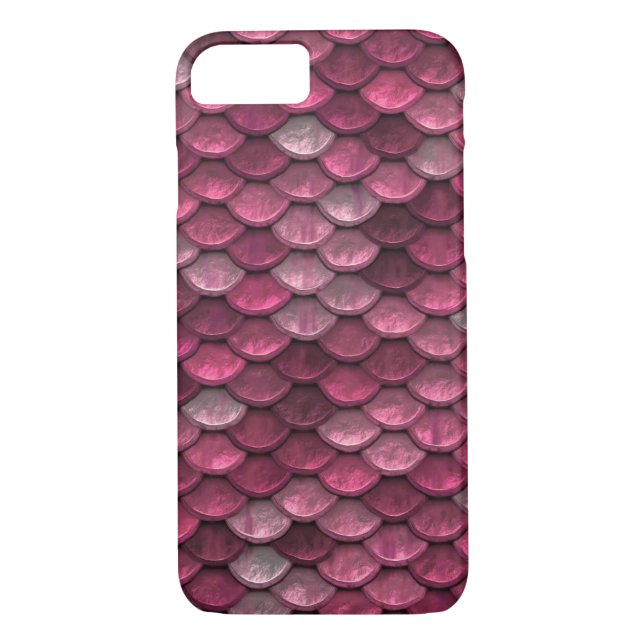 Capa Para iPhone, Case-Mate Textura em Escala Metálica Rosa (Verso)