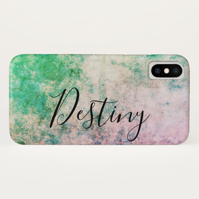 Capa Para iPhone, Case-Mate Textura Moderna Grunge (Verso (Horizontal))
