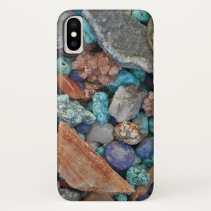 Capa Para iPhone Da Case-Mate Textura natural de pedras coloridas pedras