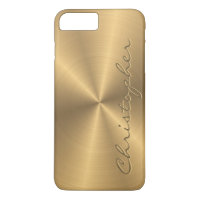 Textura radial metálica Dourado personalizada