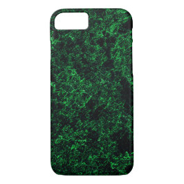 Capa iPhone 8/ 7 Textura verde escura, esponja destruída ou corroíd
